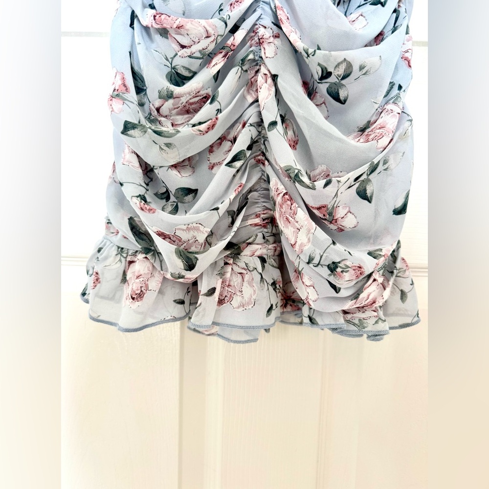 Honey - Klesis Meadow Floral Print Ruffle Mini Dress - Picture 8 of 10